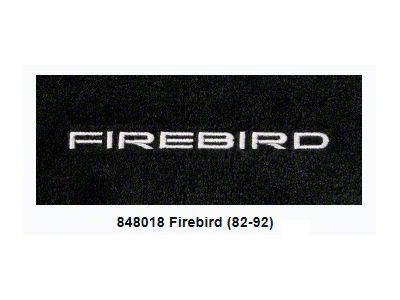 1982-92 Firebird Lloyds Ultimat Black Fr/Rr Mats Silver Logo