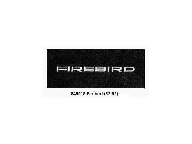 1982-92 Firebird Lloyds Ultimat Black Fr/Rr Mats Silver Logo