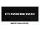 1982-92 Firebird Lloyds Ultimat Black Fr/Rr Mats Silver Logo