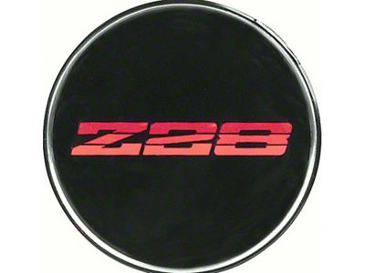 1982 Camaro N90 Aluminum Wheel Center Cap Insert Z28 Red