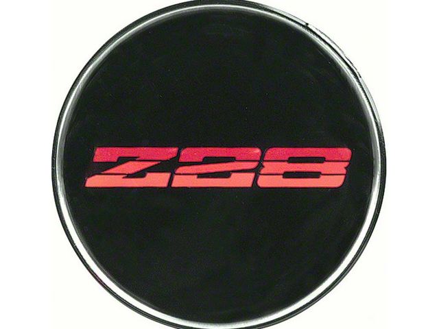 1982 Camaro N90 Aluminum Wheel Center Cap Insert Z28 Red