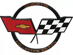 Bumper Emblem, Front, Collector Edition Series, 1982 (Collectors Edition, Sports Coupe)