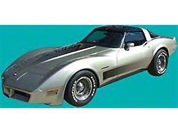 1982 Corvette Factory Decal Kit With Pin Stripes Only Collector Edition (Collectors Edition, Sports Coupe)