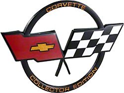 1982 Corvette Gas Door Emblem Collector Series 