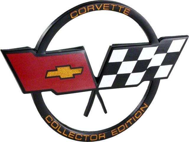 1982 Corvette Gas Door Emblem Collector Series