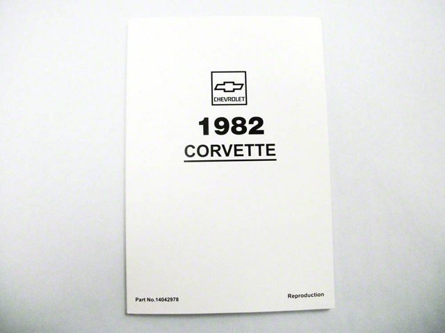 1982 Corvette Owners Manual