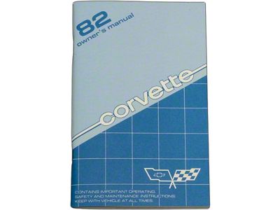 1982 Corvette Owners Manual