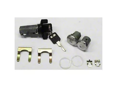 1982-1985 Camaro Lock Kit Doors.Trunk , Rear Stowage and Fl