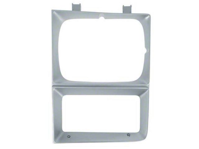 Headlight Bezel, Sngl HLW/o Chr Grille LH 83-84