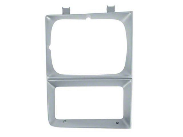 Headlight Bezel, Sngl HLW/o Chr Grille RH 83-84