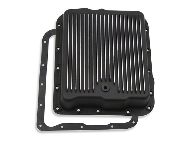 1983-2002 Camaro 700R4/4L60/4L60E Black Aluminum Oil Pan