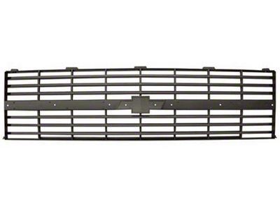 1983-84 Chevrolet Inner Grill, Dark Gray, Dual Headlights, Original Style, With Emblem Provisions