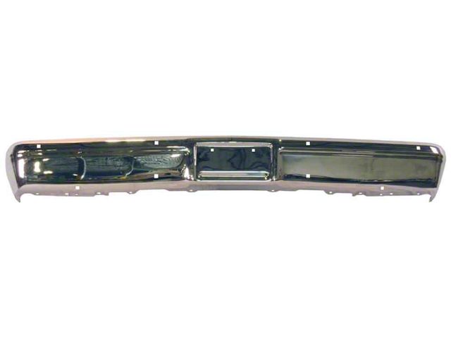 Front Bumper Without Impact Strip Holes-Chrome-AMD