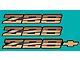 Z28/IROC-Z '85-'87 Z28-Bowtie Rocker/Rear Bumper Dome