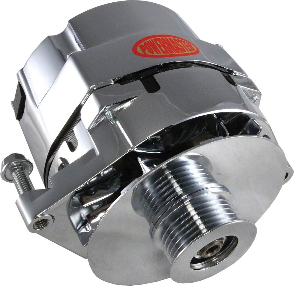 Powermaster Ecklers 19841985 Corvette Alternator 120 Amp Chrome Power
