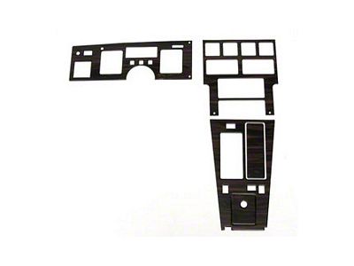 1984-1985 Corvette Dash And Trim Kit For Cars With 4-Speed Transmission Rosewood