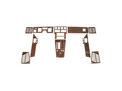 1984-1985 Corvette Dash And Trim Kit For Cars With Automatic Transmission Coupe Rosewood