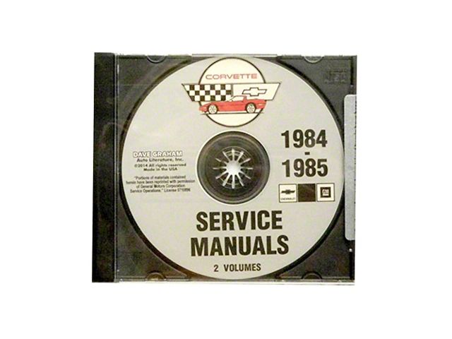 1984-1985 Corvette Shop Manual (CD-ROM)