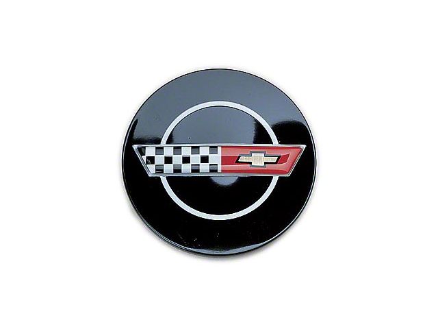 1984-1985 Corvette Wheel Emblem, Center Cap For Original Equipment Aluminum Wheels
