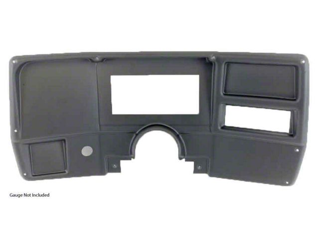 1984-1987 Chevy-GMC Truck Holley EFI Gauge 6.86 Molded ABS Instument Panel For Trucks With AC, Classic Dash