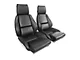 CA Seat Covers, Driver Blk Leather,Mnted On Foam,Std,84-88