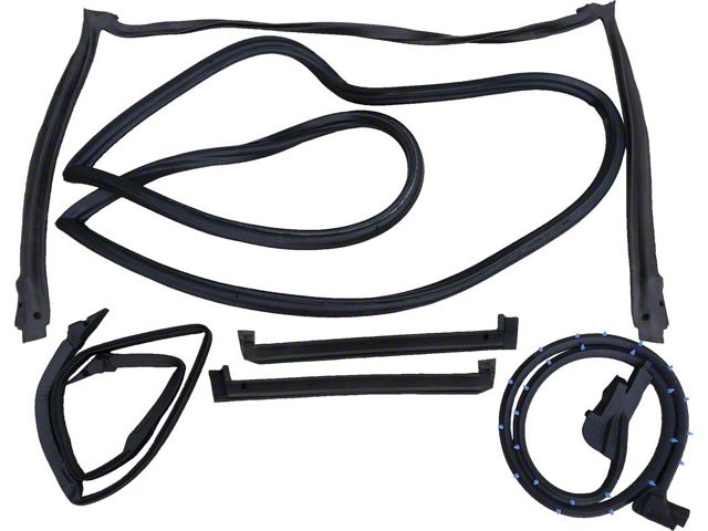 Weatherstrip Kit, Coupe, 1984-1989