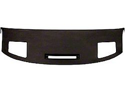 Dash Cover; Satin Black (84-89 Corvette C4)