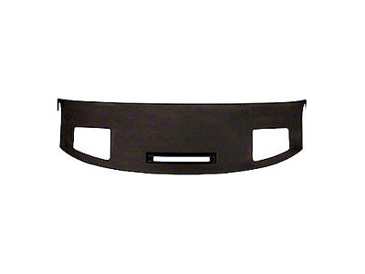 Dash Cover; Satin Black (84-89 Corvette C4)