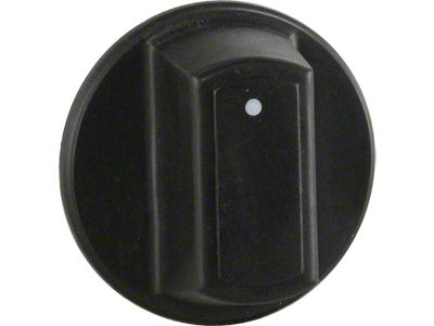 Heater/Air Fan Speed Knob, With Steel Clip, 1984-1989