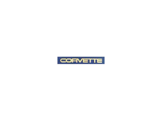 1984-1990 Corvette Bumper Emblem Rear Gold