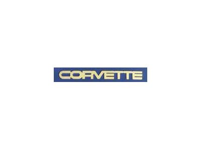 1984-1990 Corvette Bumper Emblem Rear Gold