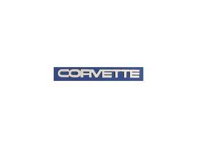 1984-1990 Corvette Bumper Emblem Rear Stainless Steel