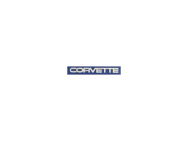 1984-1990 Corvette Bumper Emblem Rear Stainless Steel