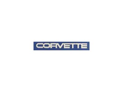 1984-1990 Corvette Bumper Emblem Rear Stainless Steel