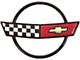 1984-1990 Corvette Hood Emblem Topside