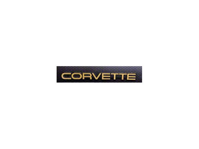 1984-1990 Corvette Rear Emblem ABS Gold