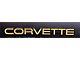 1984-1990 Corvette Rear Emblem ABS Gold