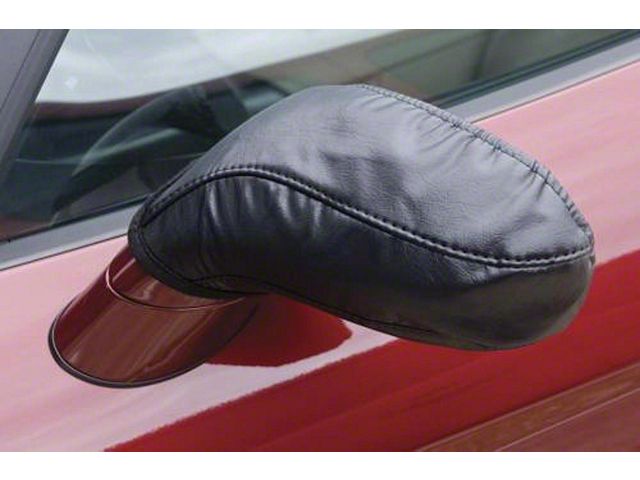 1984-1996 Corvette Covercraft Colgan Mirror Covers Vinyl Black