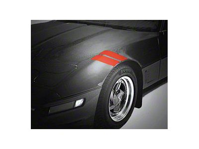 Fender Accent Stripes, Front, Red, 1984-1996