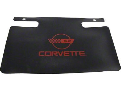 1984-1996 Corvette Gas Filler Paint Protector With Red Emblem
