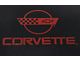 1984-1996 Corvette Gas Filler Paint Protector With Red Emblem