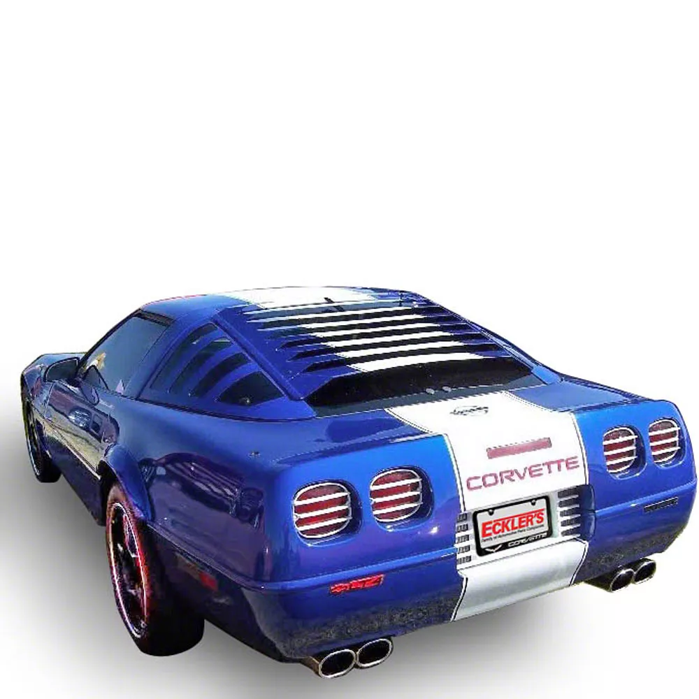 C4 corvette on sale rear window louvers