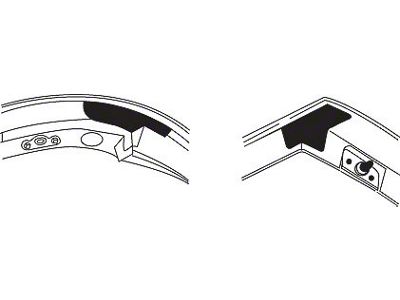 OPR Roof Panel Squeak, Anti-Rattle Eliminator, 1984-1996