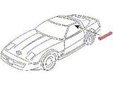 Side Roof Panel Weatherstrip, Coupe, Left, 1984-1996