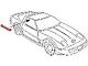 Side Roof Panel Weatherstrip, Coupe, Right, 1984-1996