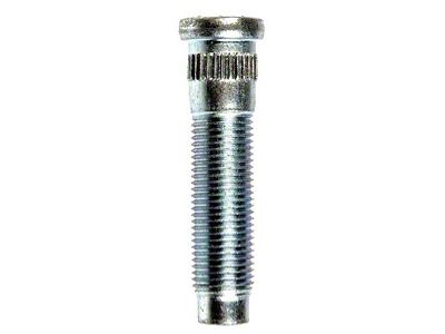 9/16-18 Serrated Wheel Studs; 0.623-Inch Knurl; 2-7/16-Inch Length