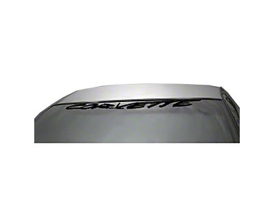 1984-2004 Corvette Windshield Decal Black