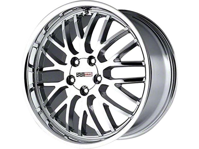 1984-2013 Corvette Cray Wheels Manta 17x9 Chrome 1-Piece Wheel