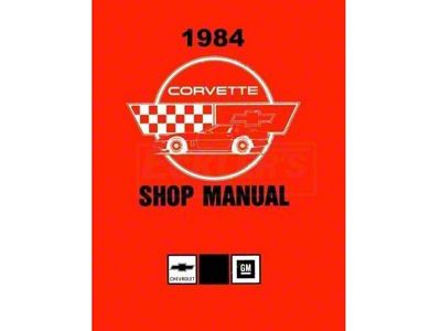 1984 Corvette Factory Shop Manual Perfect Bound