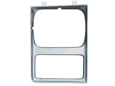 Truck Headlight Bezel, Silver, Right (85-86 C10; 85-86 K10; 85-87 Blazer; 85-87 Jimmy)